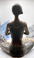 Yoga Girl Meditation Statue
