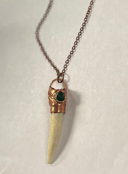 Copper Tooth Necklace