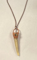 Copper Tooth Necklace