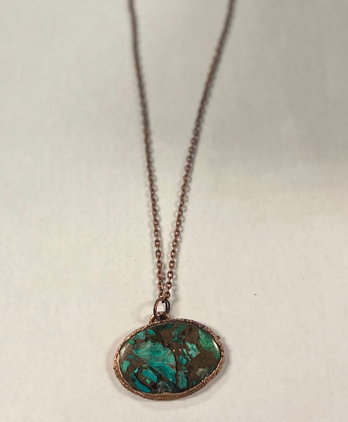 Copper Turquoise Necklace