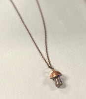 Copper Mushroom Necklace