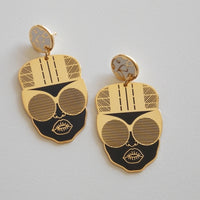 Oba Earrings - Gold Plated Earrings