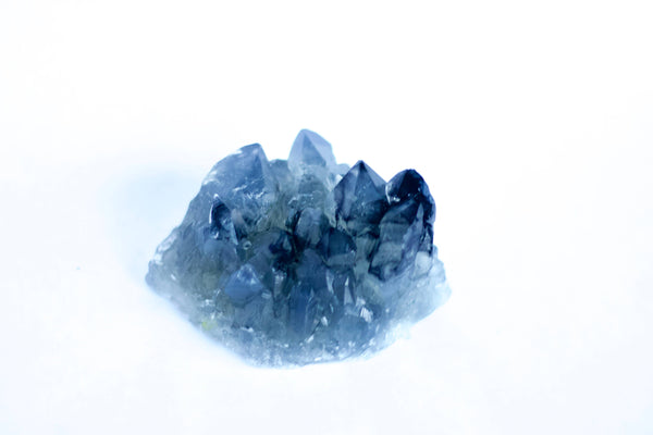 Organic Smoky quartz crystal cluster soap